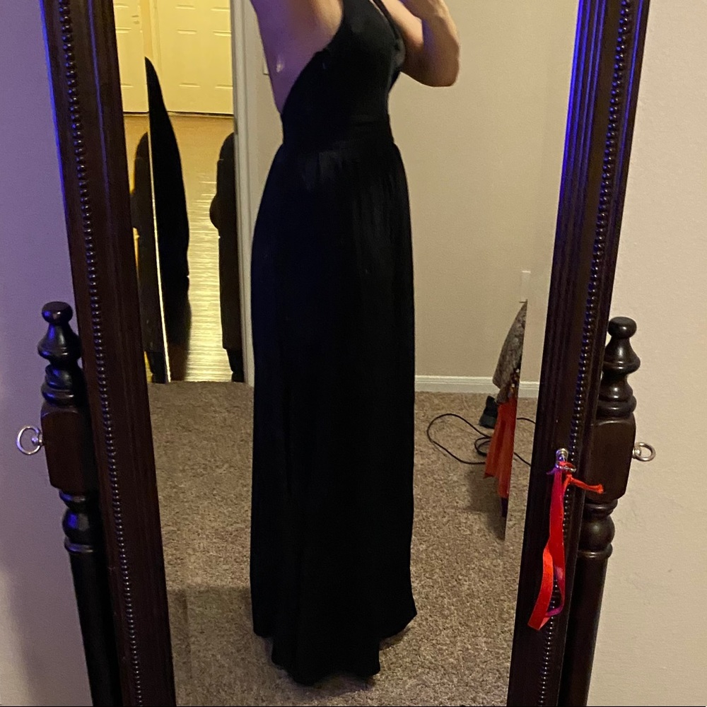 Black Express maxi gown